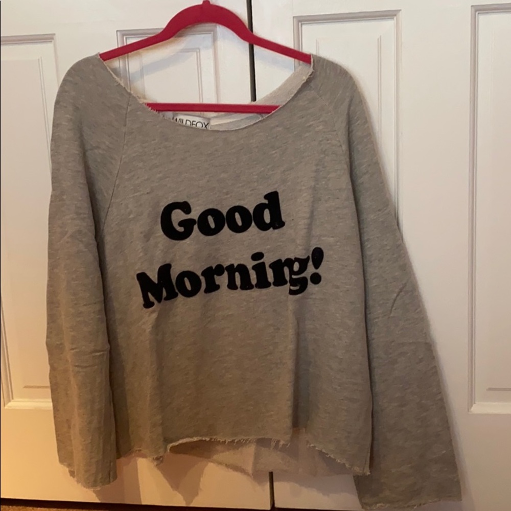 Good Morning! Wild fox sweater